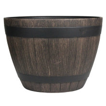 Whiskytønne i trelook Ø37,5 x H26,5 cm